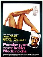 Cartel de Permiso para amar hasta medianoche