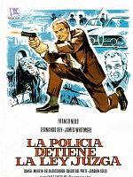 Cartel de La policía detiene, la ley juzga