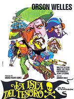 Cartel de La isla del tesoro