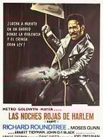 Cartel de Las rojas noches de Harlem