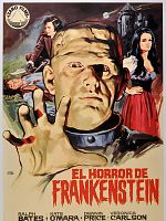 Cartel de El horror de Frankenstein