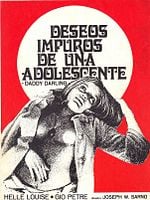 Cartel de Deseos impuros de una adolescente