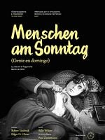 Cartel de Gente en domingo