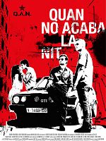Cartel de Cuando la noche no termina