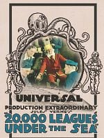 Cartel de 20.000 leguas de viaje submarino