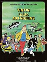 Cartel de Tintin y el lago de los tiburones