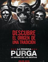 La primera purga: La noche de las bestias : Cartel