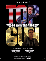Cartel de Top Gun 40 aniversario