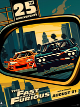 Cartel de The Fast and the Furious (A todo gas) - 25 Aniversario