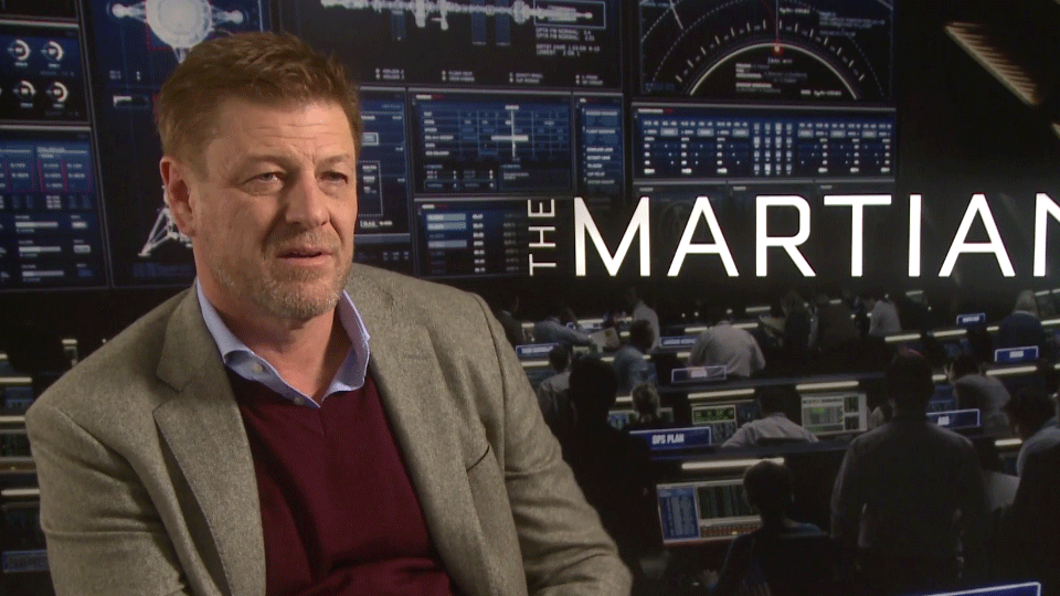 imagen de Sean Bean Interview : Marte (The Martian)