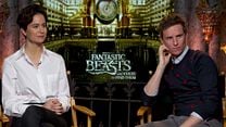 imagen de Dan Fogler, Eddie Redmayne, Alison Sudol, Katherine Waterston Interview : Animales fantásticos y dónde encontrarlos