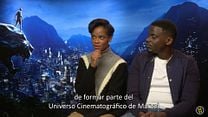imagen de Michael B. Jordan, Chadwick Boseman, Ryan Coogler, Martin Freeman, Danai Gurira Interview 3: Black Panther