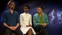 imagen de Tom Hiddleston, Sebastian Stan, Letitia Wright Interview 4: Vengadores: Infinity War