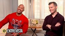 imagen de Neve Campbell, Dwayne Johnson, Rawson Marshall Thurber Interview 2: El rascacielos
