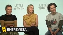 imagen de Timothée Chalamet, Greta Gerwig, Florence Pugh, Saoirse Ronan Interview 2: Mujercitas
