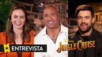 Emily Blunt, Dwayne Jhonson y Jack Withrall, Entrevistas Jungle Cruise