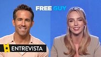 imagen de Ryan Reynolds, Jodie Comer Entrevista: Free Guy