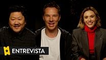 imagen de Benedict Cumberbatch, Elizabeth Olsen, Benedict Wong Entrevista: Doctor Strange en el Multiverso de la Locura