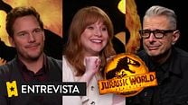 imagen de Colin Trevorrow, Chris Pratt, Bryce Dallas Howard, Jeff Goldblum, DeWanda Wise, Mamoudou Athie Entrevista: Jurassic World: Dominion