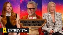 imagen de James Gunn, Karen Gillan, Pom Klementieff Entrevista - Guardianes de la Galaxia: Volumen 3