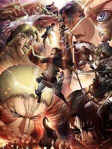 Cartel de Ataque a los Titanes Temporada 3