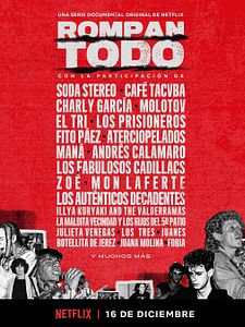 Cartel de Rompan todo: la historia del rock en América Latina Temporada 1