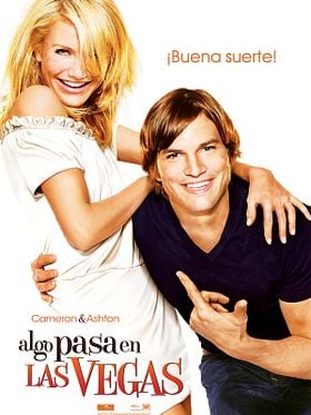 Cartel de Algo pasa en Las Vegas