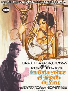 Cartel de La gata sobre el tejado de zinc