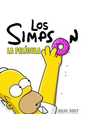 Cartel de Los Simpson: La película