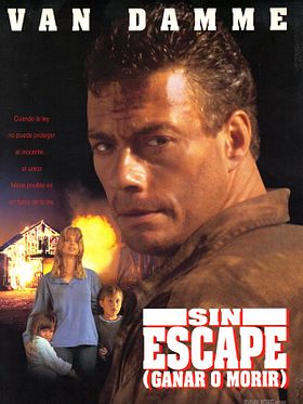 Cartel de Sin escape (ganar o morir)