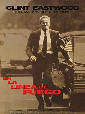 Cartel de En la línea de fuego