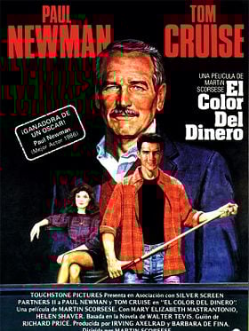 Cartel de El color del dinero