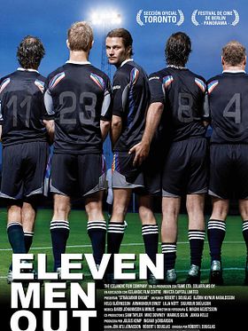 Cartel de Eleven men out (Fuera del vestuario)