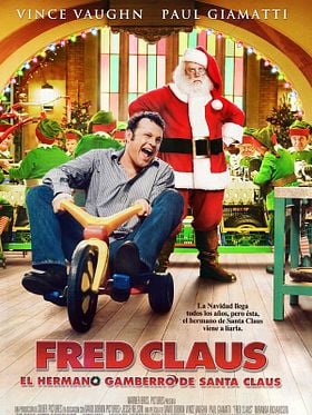 Cartel de Fred Claus, el hermano gamberro de Santa Claus