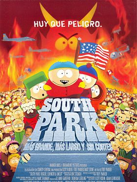 Cartel de South Park - más grande, más largo y sin cortes