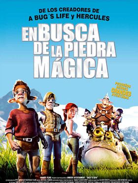 Cartel de En busca de la piedra mágica