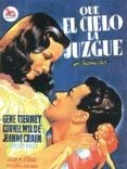 Cartel de Que el cielo la juzgue