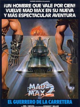 Cartel de Mad Max 2: El Guerrero de la Carretera