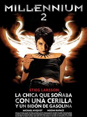 Cartel de Millennium 2: La chica que soñaba con una cerilla y un bidón de gasolina