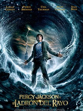 Cartel de Percy Jackson y el Ladrón del Rayo