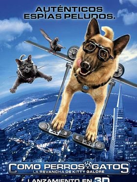 Cartel de Como perros y gatos: La revancha de Kitty Galore