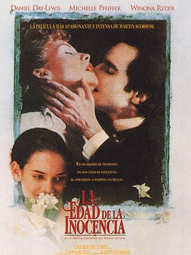 Cartel de La edad de la inocencia