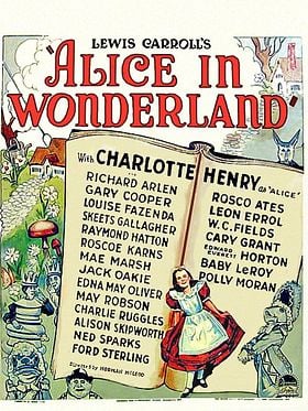 Cartel de Alicia en el País de las Maravillas