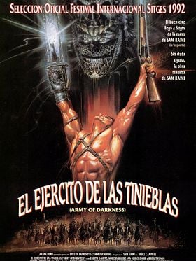 Cartel de El ejército de las tinieblas