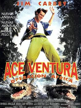 Cartel de Ace Ventura: Operación África