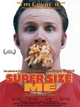 Cartel de Super Size Me