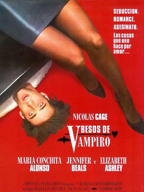 Cartel de Besos de vampiro
