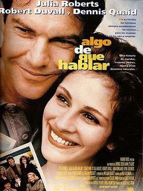 Cartel de Algo de qué hablar