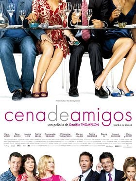Cartel de Cena de amigos