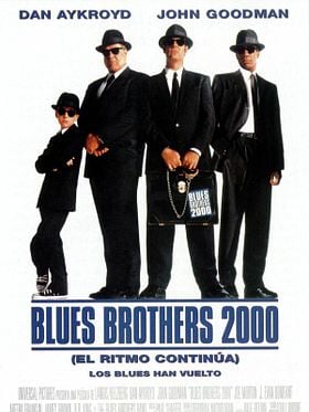 Cartel de Blues Brothers 2000 (El ritmo continúa)